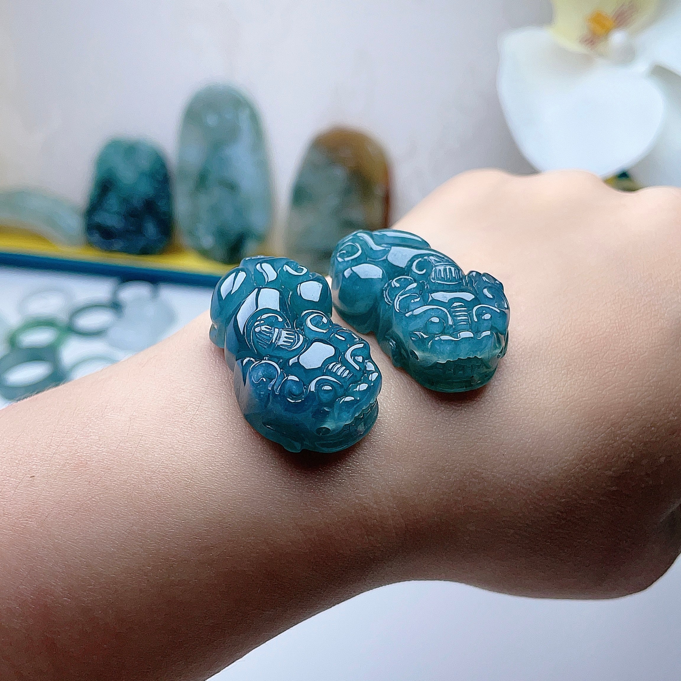 Natural Jade Pixiu Pendant