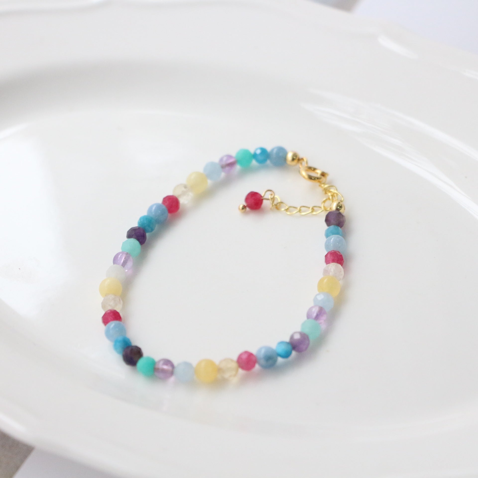 JEKIRA Rainbow Chakra Crystal Jewelry Set