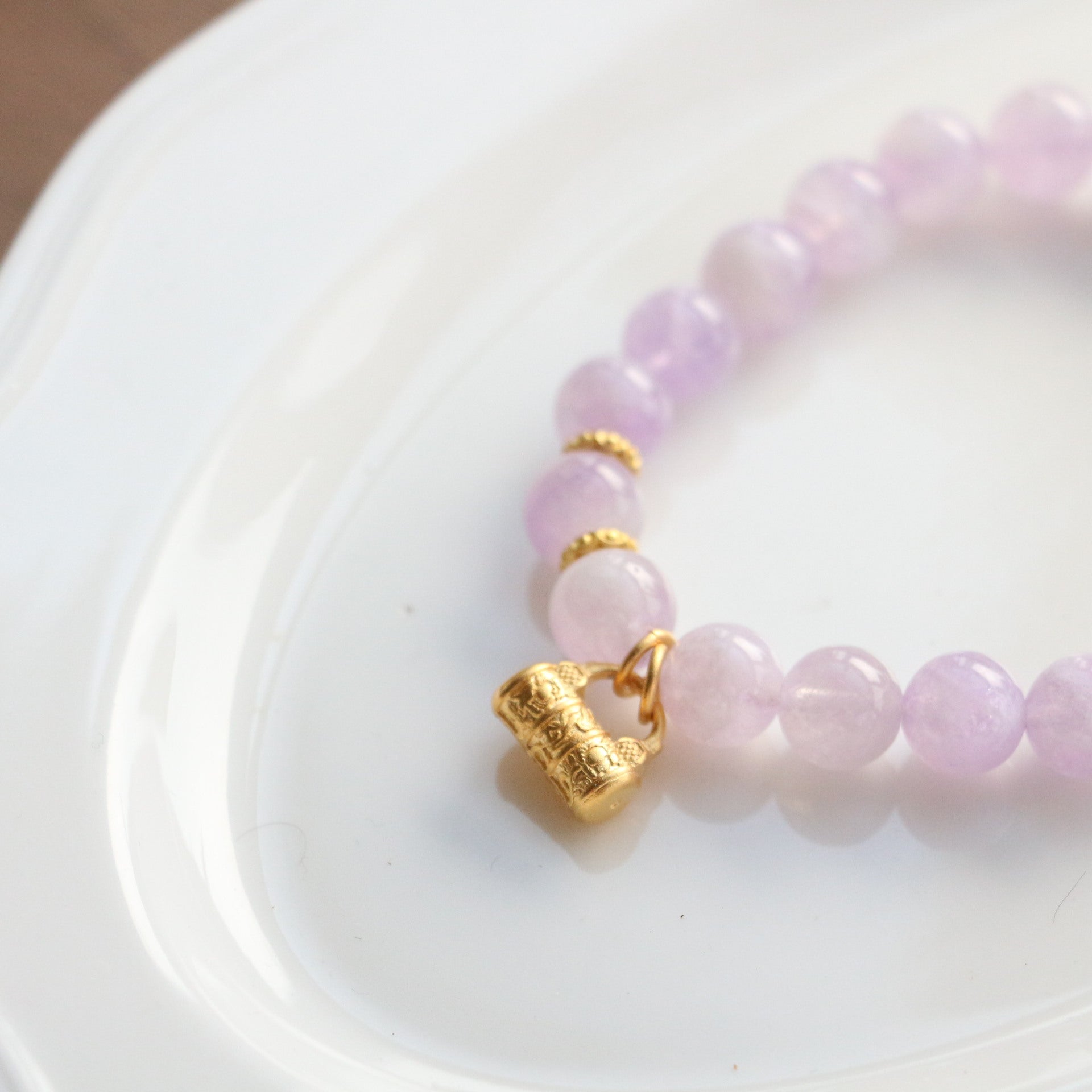 JEKIRA Amethyst Peace Lock Bracelet