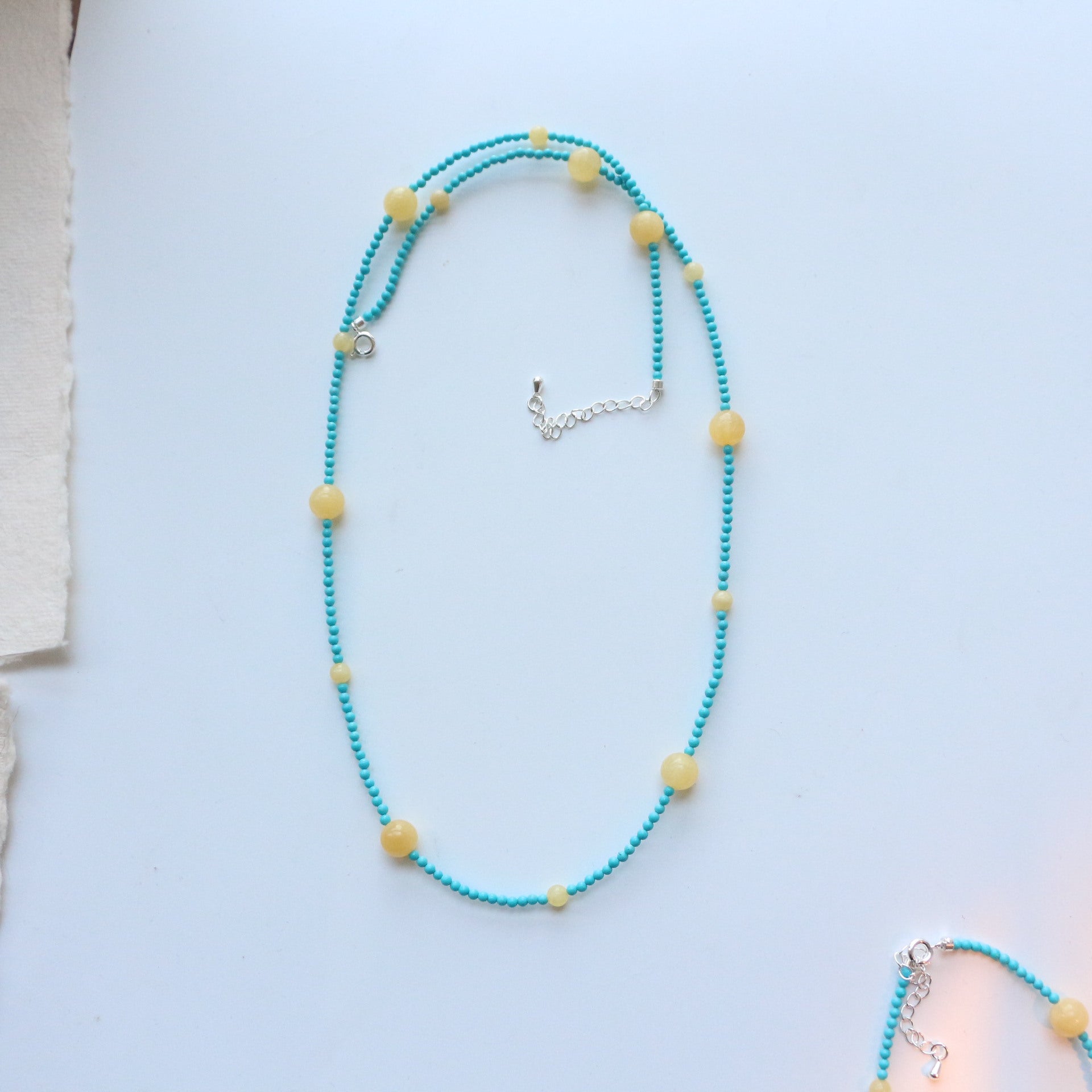 Jekira Summer Turquoise & Citrine Jewelry Set